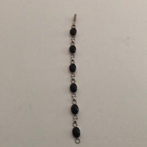 Retro costume back and silver bracelet